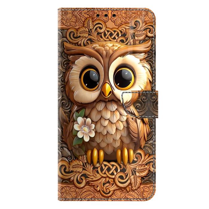 Bild 5, Motorola Moto G55 5G Fodral Läder Uggla