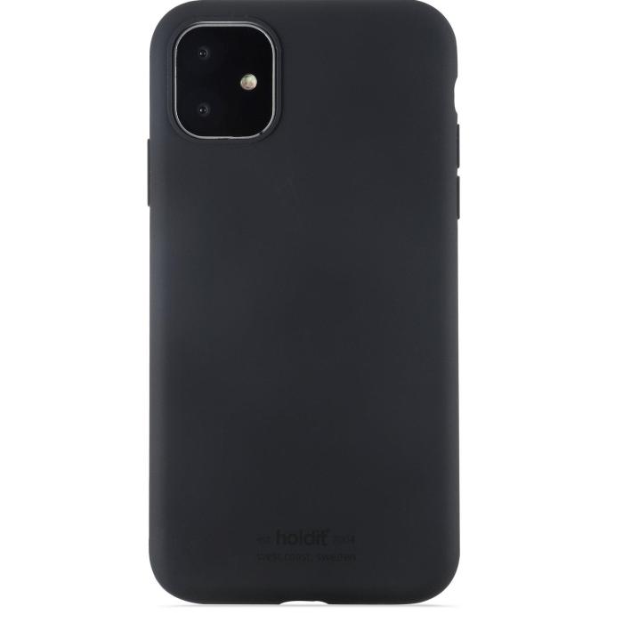 Bild 1, iPhone 11/XR - holdit Mobilskal Silikon - Svart
