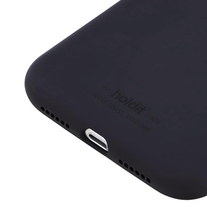 Bild 5, iPhone 11/XR - holdit Mobilskal Silikon - Svart