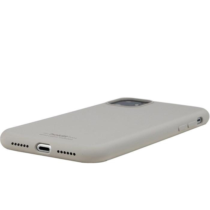 Bild 4, iPhone 11/XR - holdit Mobilskal Silikon - Taupe