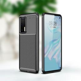 Huawei P40 - Kolfiber Skal - Svart