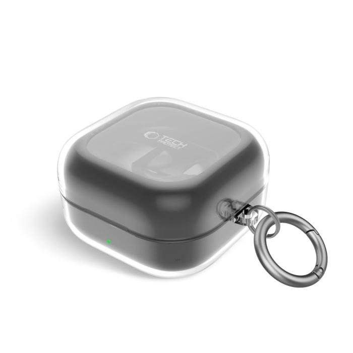 Bild 3, Tech-Protect Galaxy Buds 4 / 4 Pro Skal FlexAir Transparent