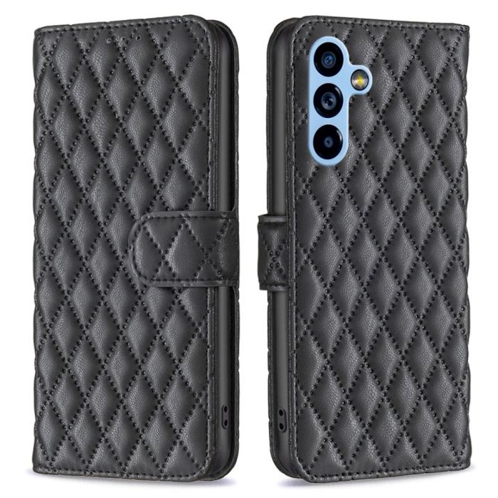 Bild 1, Samsung Galaxy A54 5G Fodral Diamond Läder Svart