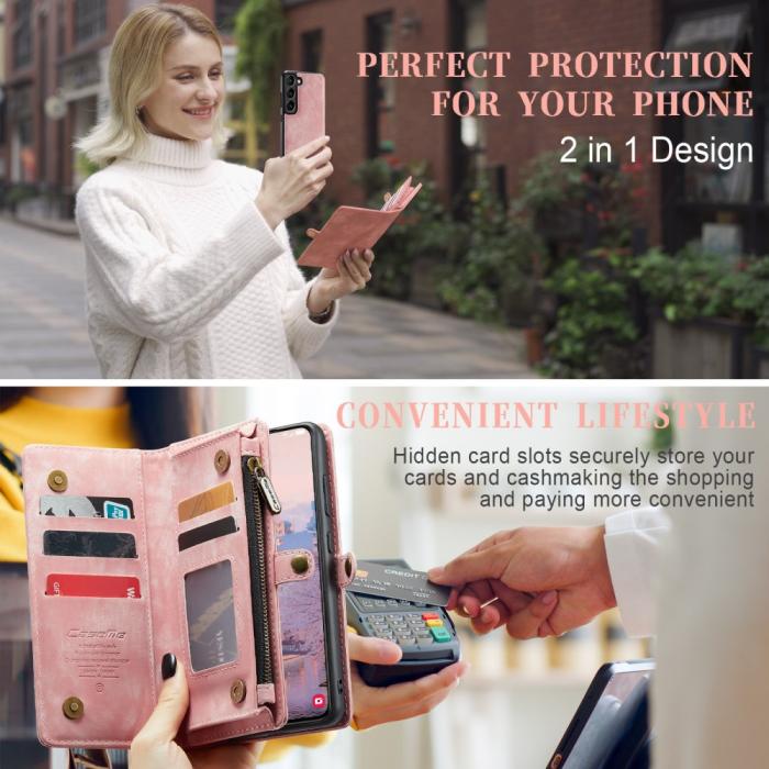Bild 5, CASEME Galaxy S23 Plus Fodral/Skal Magnet 2in1 Multifunktionell