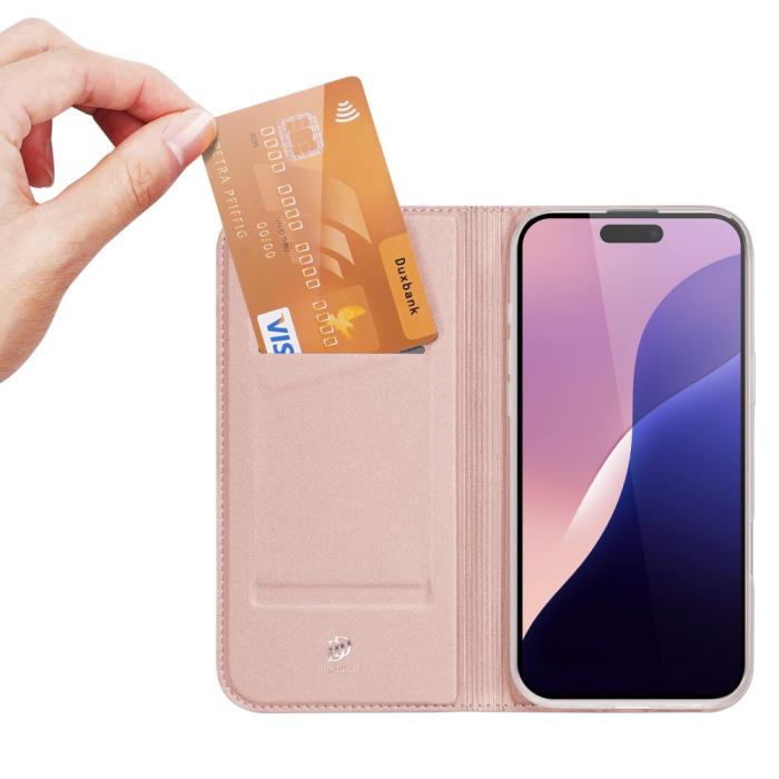 Bild 2, DUX DUCIS iPhone 16 Pro Max Fodral Skin Pro Roséguld