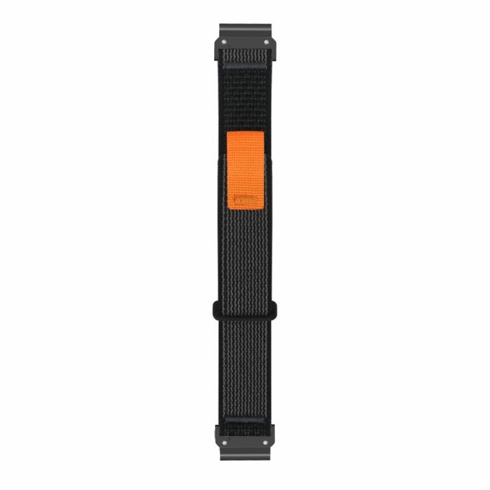 Bild 4, Klockarmband 26 mm Nylon Loop Svart