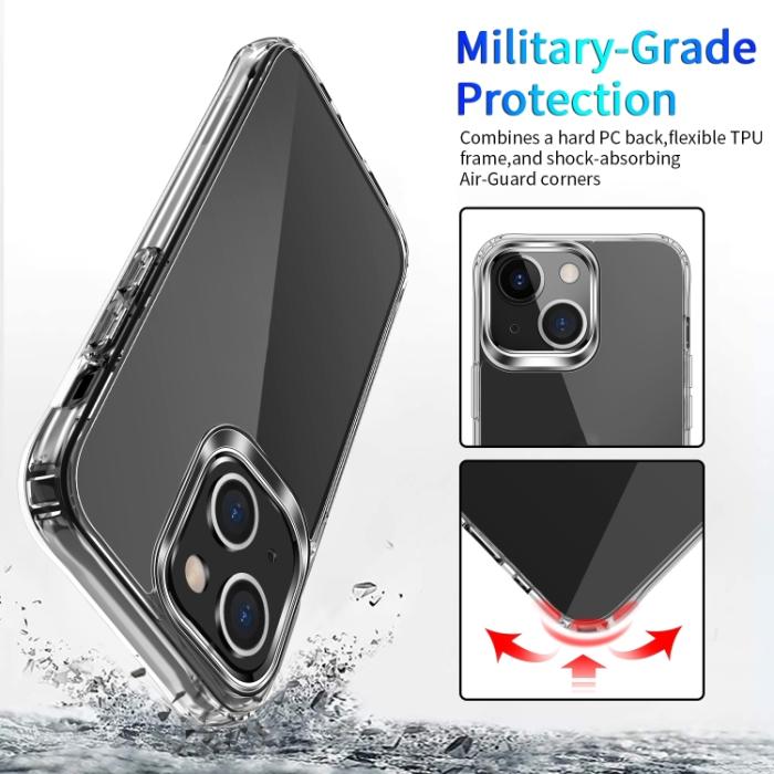 Bild 4, iPhone 14 Plus Skal Akryl/TPU Transparent
