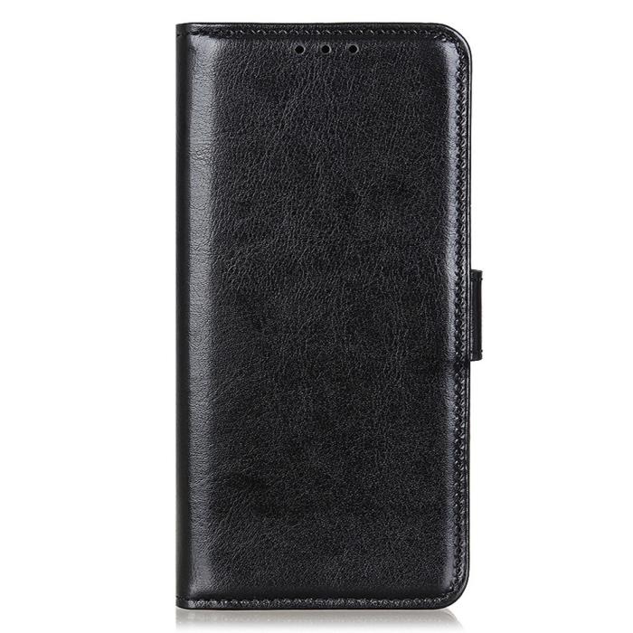Bild 5, Motorola Moto G54 5G Fodral Crazy Horse Läder Svart