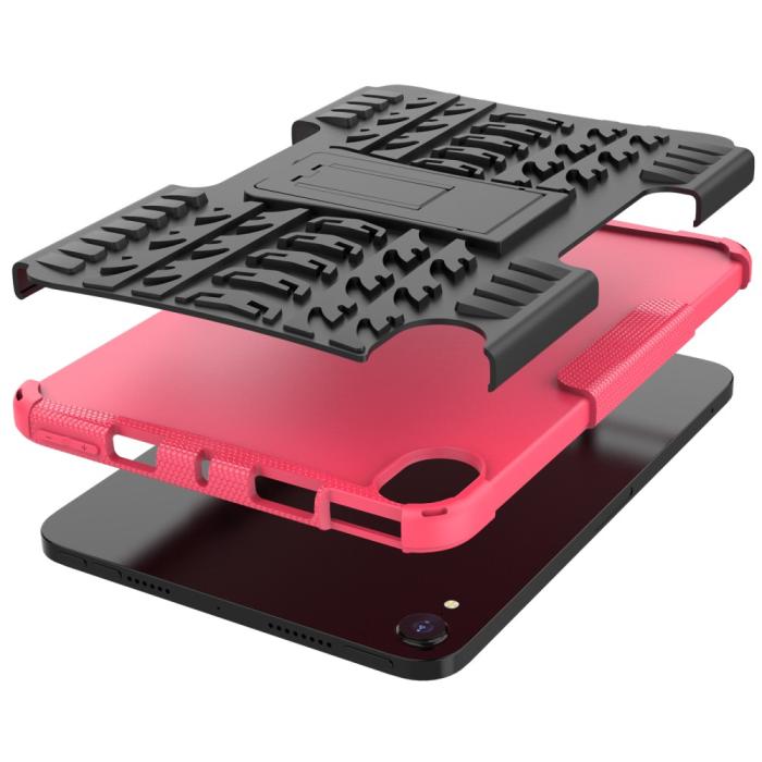 Bild 6, iPad Mini 2024/2021 Skal Rugged Kickstand Armor Rosa