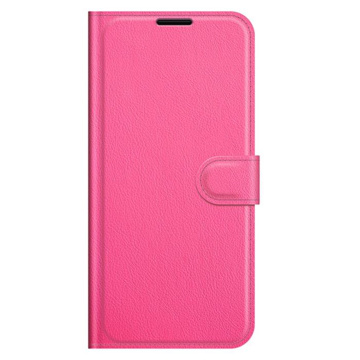 Bild 2, Samsung Galaxy A03s Fodral Litchi Läder Rosa
