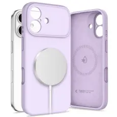 Tech-Protect iPhone 17 Skal MagSafe Silicone Mauve