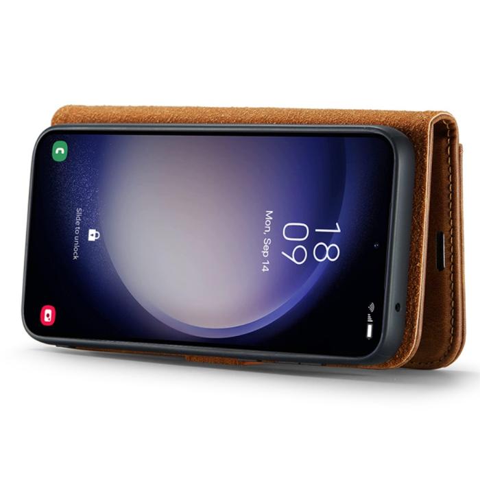 Bild 3, DG.MING Galaxy S23 FE 2in1 Magnet Fodral / Skal Brun
