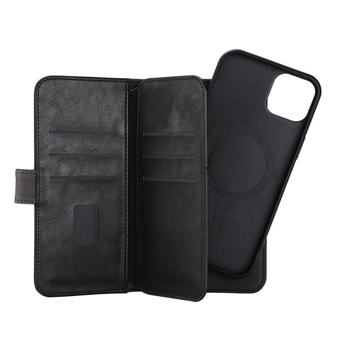 Bild 4, GEAR iPhone 14 Plus Fodral Flerfack 2in1 Magnet MagSafe Svart