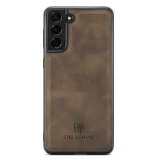 DG.MING Samsung Galaxy S23 Plus Skal Läderbelagt Mörk Brun