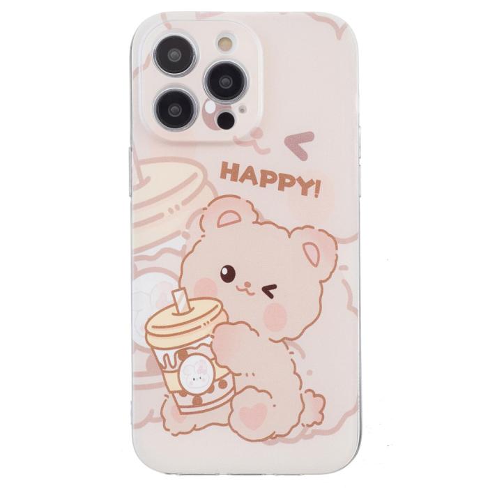 Bild 2, iPhone 16 Pro Skal TPU Teddy Björn