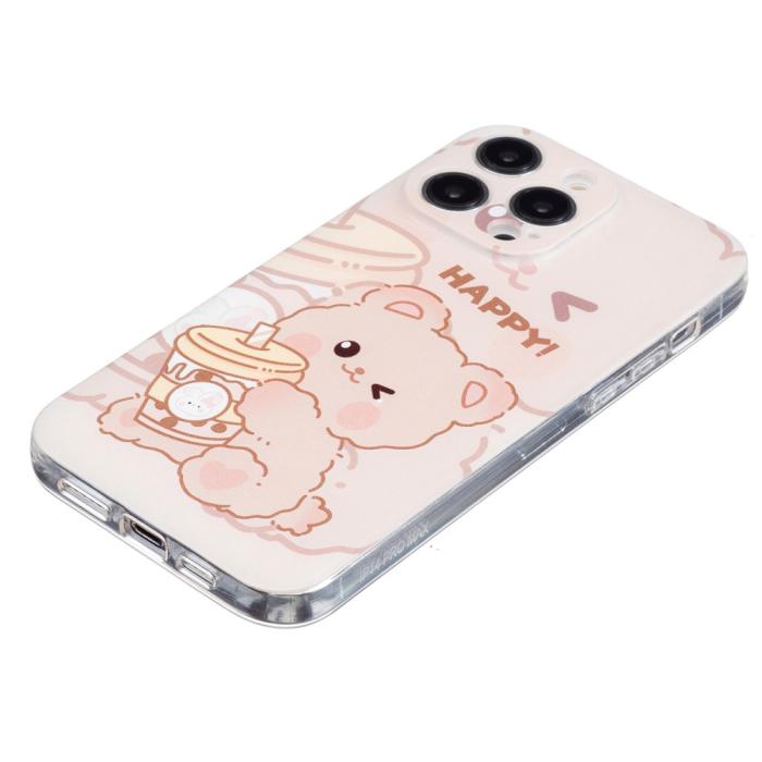 Bild 3, iPhone 16 Pro Skal TPU Teddy Björn