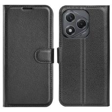 Honor 400 Smart Fodral Litchi L&auml;der Svart
