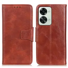 OnePlus Nord 2T 5G Fodral Split L&auml;der Brun
