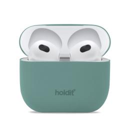 holdit AirPods 3 Skal Silikon Nygård Moss Green