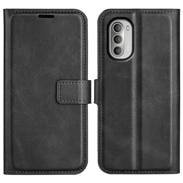 Bild 1, Motorola Moto G51 Fodral PU Läder Svart