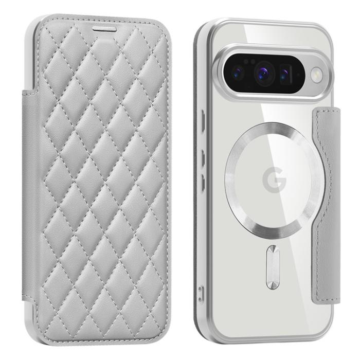 Bild 1, Google Pixel 10 / 10 Pro Fodral MagSafe Rhombus Grå