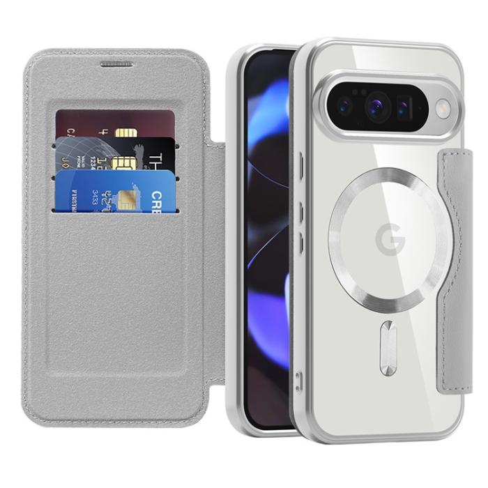 Bild 2, Google Pixel 10 / 10 Pro Fodral MagSafe Rhombus Grå