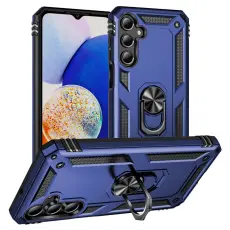Samsung Galaxy A16 Skal Shockproof Hybrid Ring Bl&aring;
