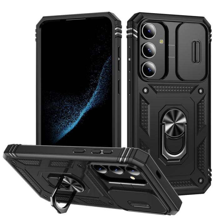 Bild 1, Galaxy S24 Plus Skal CamShield Ring Hybrid Armor Svart