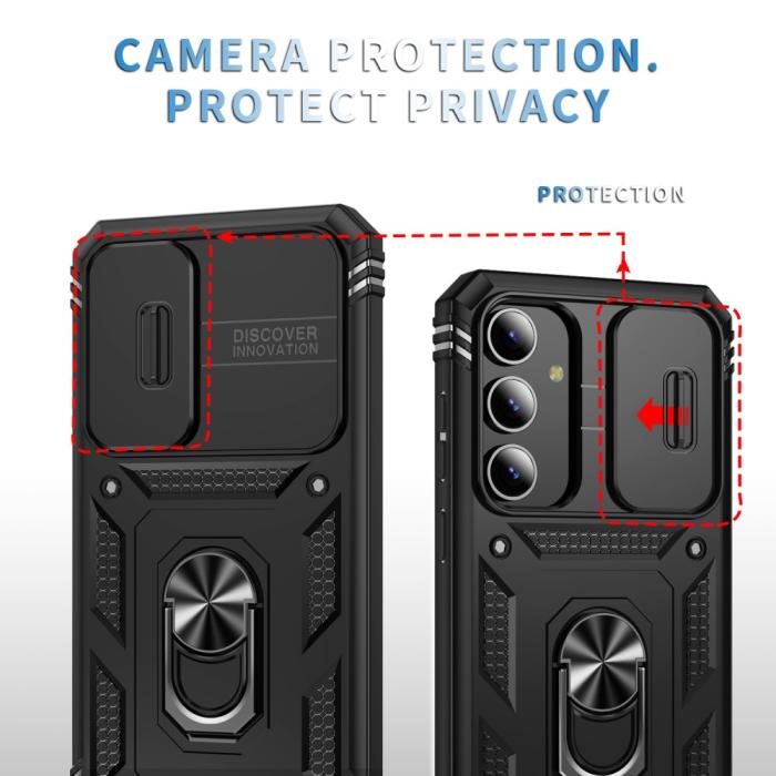 Bild 2, Galaxy S24 Plus Skal CamShield Ring Hybrid Armor Svart
