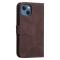 iPhone 14 Fodral Skin Touch Brun