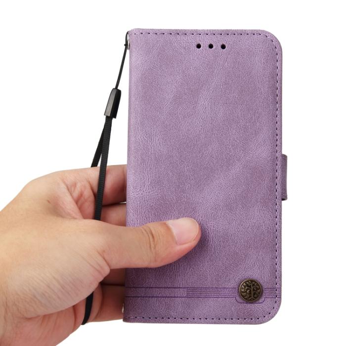 Bild 6, iPhone 14 Fodral Skin Touch Lila