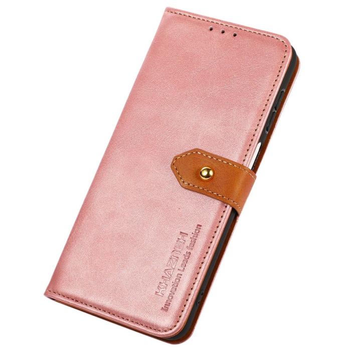 Bild 5, KHAZNEH iPhone 15 Plus Fodral Dual-Color Roséguld