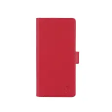 GEAR Samsung Galaxy A02s Fodral L&auml;der R&ouml;d