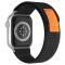 Apple Watch 42/44/45/49 mm Armband Nylon Trail Loop Svart