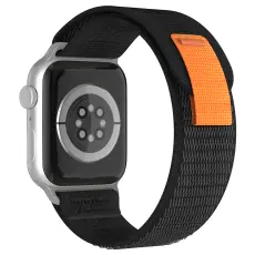Apple Watch 42/44/45/49 mm Armband Nylon Trail Loop Svart