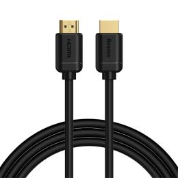 Baseus 2m 4K 60Hz HD HDMI - HDMI Kabel Svart