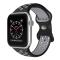 Sportarmband Dual-Color Apple Watch 41/40/38 mm (M/L) Svart/Grå