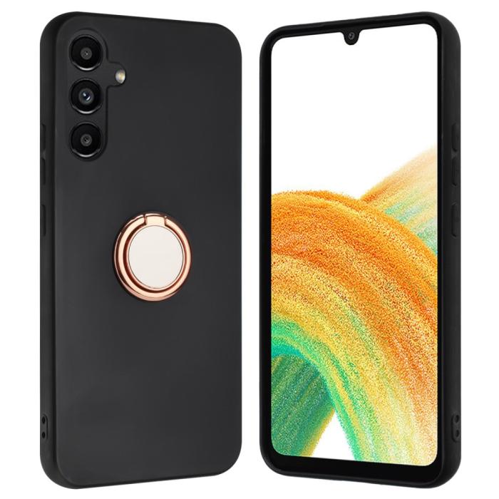 Bild 1, Samsung Galaxy S24 FE Skal Med Ringhållare Roséguld