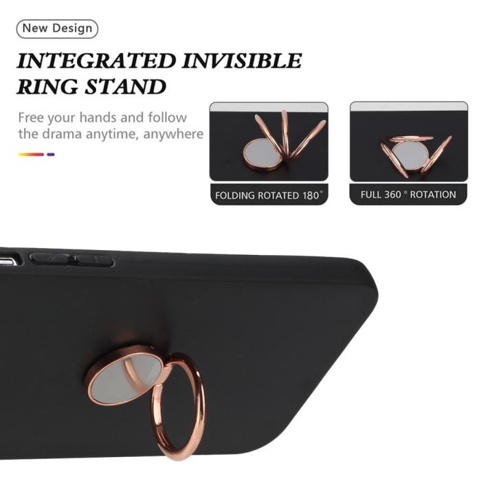 Bild 4, Samsung Galaxy S24 FE Skal Med Ringhållare Roséguld