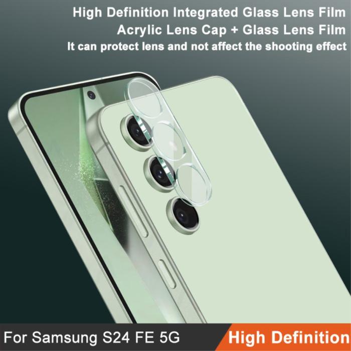 Bild 2, IMAK Samsung Galaxy S24 FE Linsskydd Härdat Glas Transparent