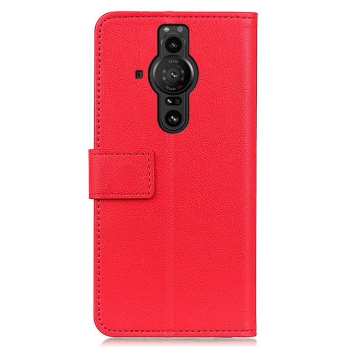 Bild 3, Sony Xperia Pro-I Fodral Läder Röd
