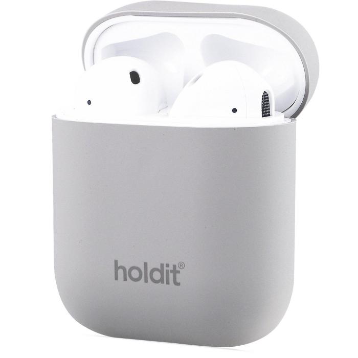 Bild 2, holdit Silikonfodral AirPods Nygård - Taupe
