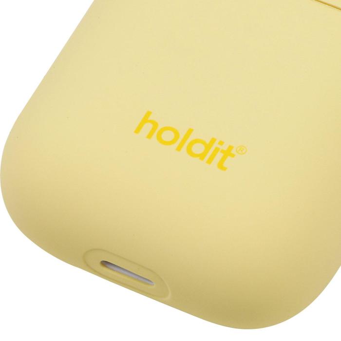 Bild 4, holdit Silikonfodral AirPods Nygård Gul