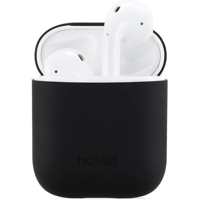 Bild 1, holdit Silikonfodral AirPods Nygård - Svart