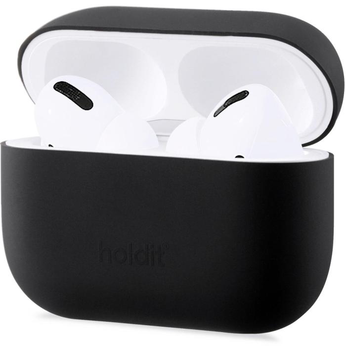 Bild 2, holdit Silikonfodral AirPods Pro Nygård - Svart