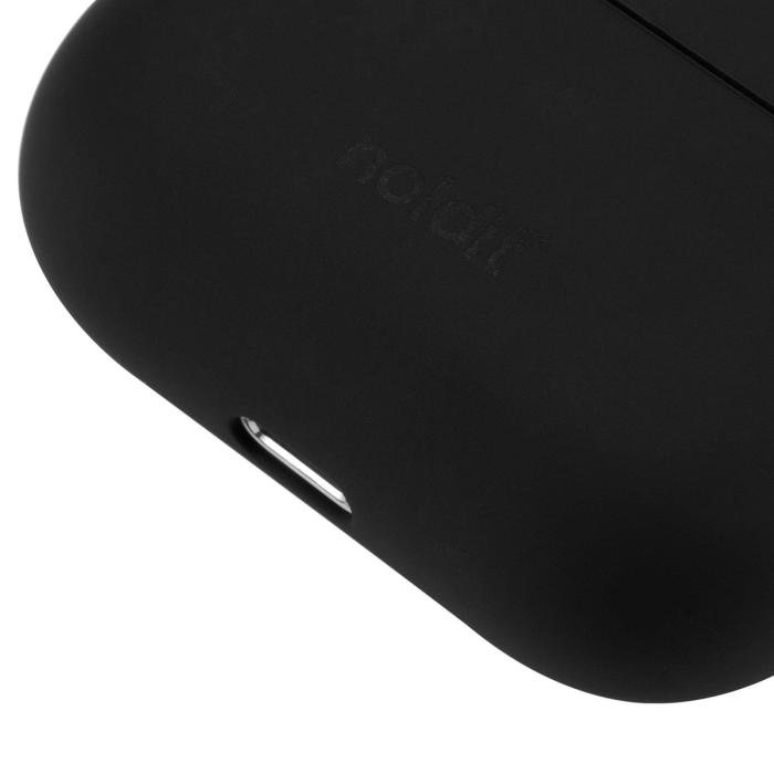 Bild 4, holdit Silikonfodral AirPods Pro Nygård - Svart