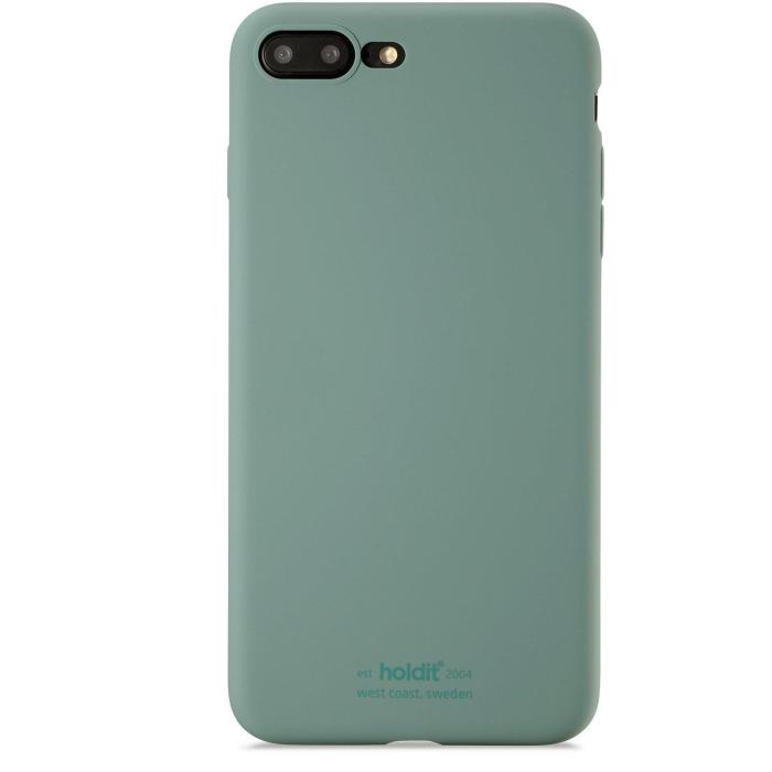Bild 1, iPhone 7 Plus/8 Plus - holdit Mobilskal Silikon - Moss Green