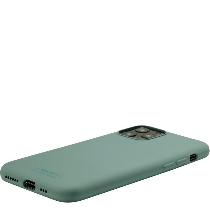 Bild 4, iPhone 11 Pro/X/XS - holdit Mobilskal Silikon - Moss Green