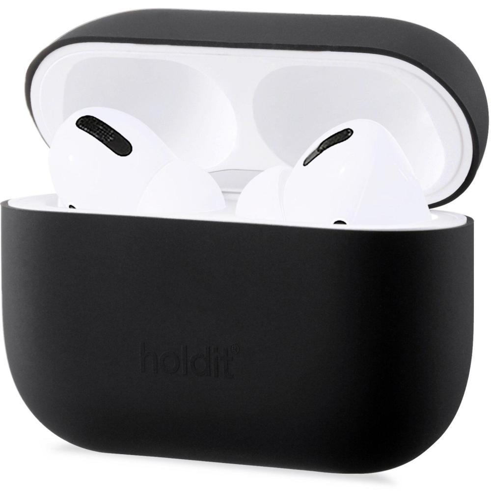 holdit Silikonfodral AirPods Pro Nygård - Svart