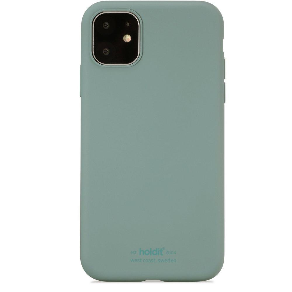 iPhone 11/XR - holdit Mobilskal Silikon - Moss Green
